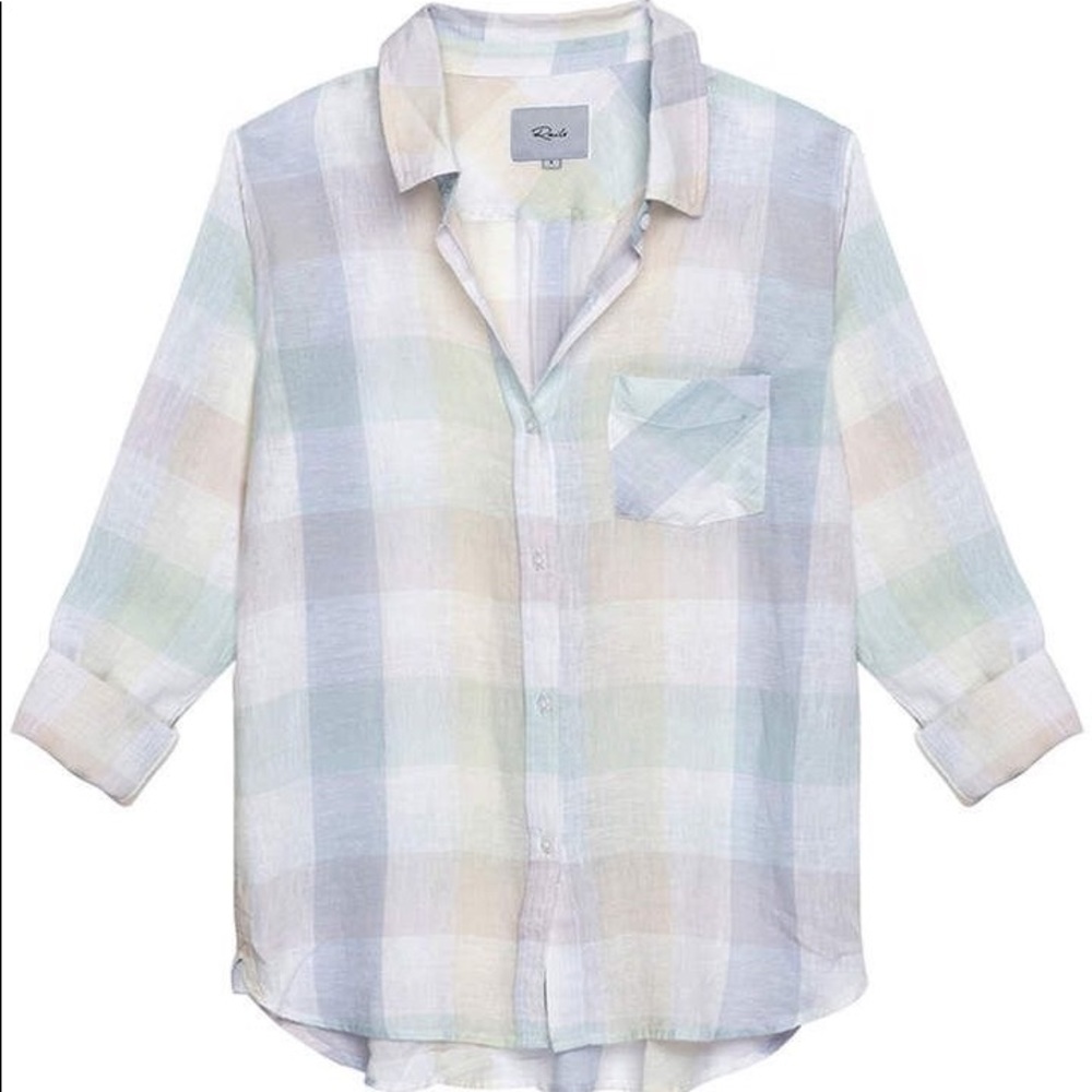 Rails Cora Linen pastel shirt
